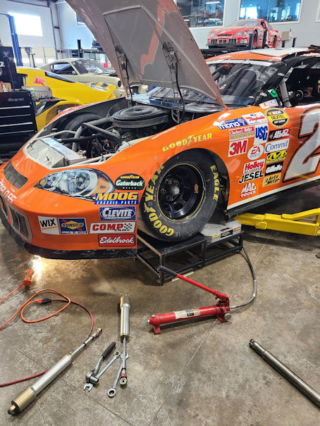 Orange Race Car